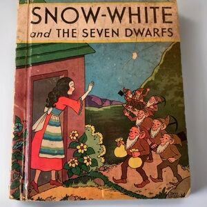 Vintage 1937 hardcover children’s book. ‘Snow White and the Seven Dwarfs